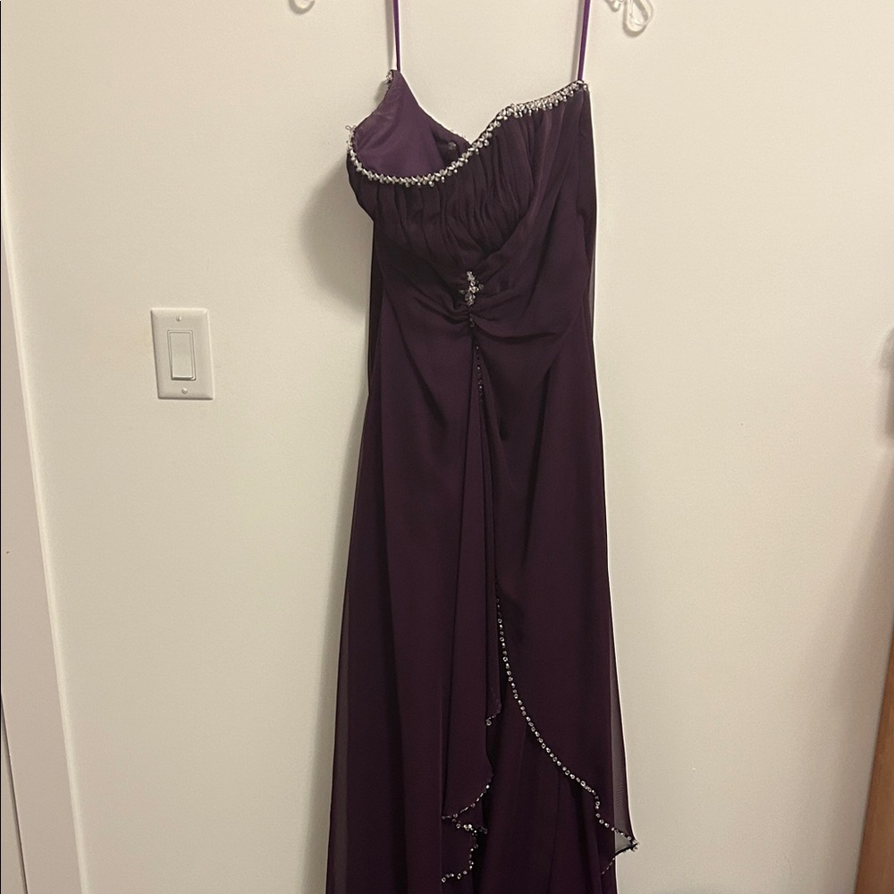 Impressions Deep Purple Prom Dress
